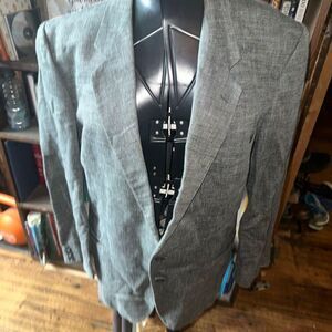 Georgia Armani gray luxe 48R business casual blazer